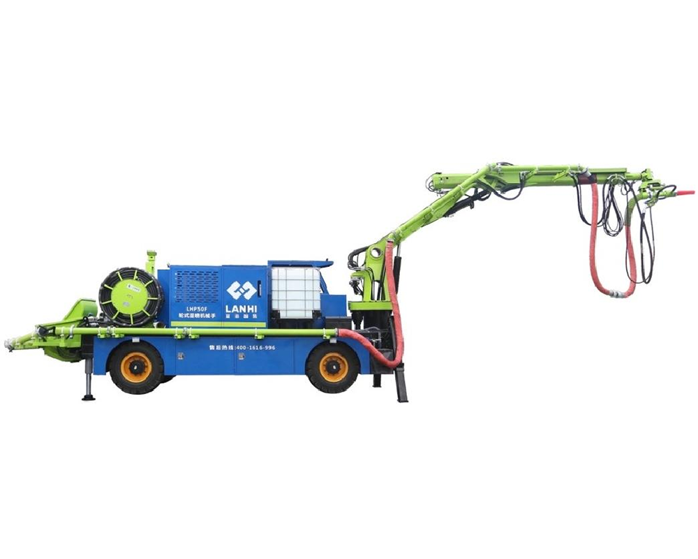 LHP50F轮式湿喷机械手在隧道施工中的应用优势
